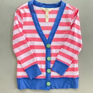 Matilda Jane Go Marching Cardigan Blue Pink Red Size 2